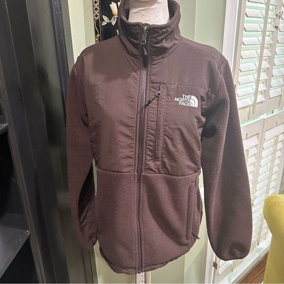The North Face Brown Polartec Medium Jacket - Picture 1 of 8